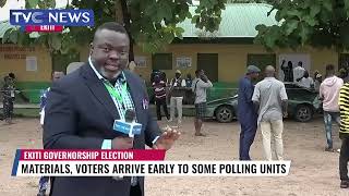 TVC News Senior Correspondent, Ayodele Ozugbakun Gives Updates On Ekiti Governorship Election