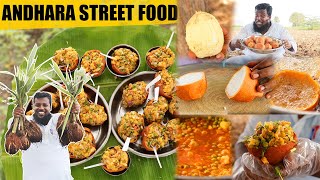 Coconut flower street food | Andhara special street food recipe-amazing coconut flower street food