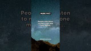 People Who Listen to More Than One Music Genre… #shorts #musicfact