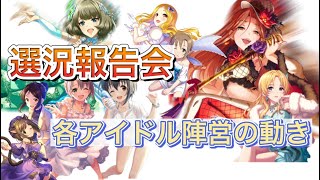 Aグループ　選況報告　各アイドル陣営の動きと勢力図　ステージフォーシンデレラ