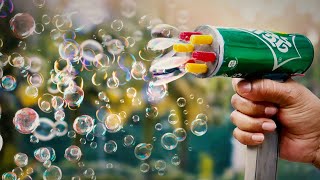 How to make Bubble Maker Gun | DIY Bubble Gun