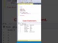 #SQL Case Statement Example. #datascience #programming #coding