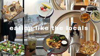 i finally made it to Korea!! 🇰🇷 aesthetic exploring, local food \u0026 everything i ate in a week