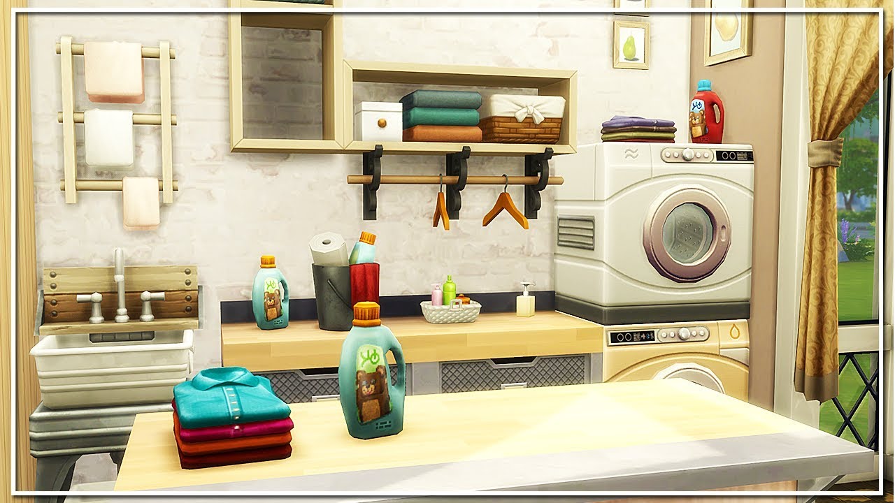 Small Spaces: Laundry Room (CC Pack For The Sims 4) Sixam,, 49% OFF