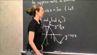 Using Newton's Method | MIT 18.01SC Single Variable Calculus, Fall 2010