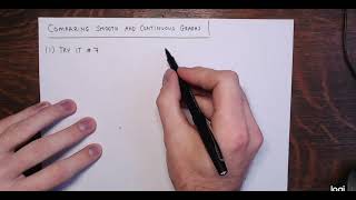 Comparing Smooth and Continuous Graphs