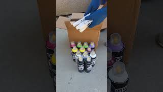 Art Primo graffiti supply shipment unboxing. #graffiti #art #streetart #spraypaint