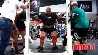 JP Carroll - Heavy Squat up to 1016lbs