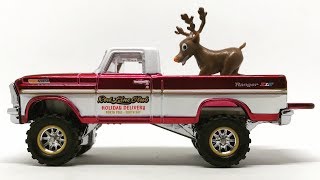 Hot Wheels Texas Drive 'Em Feat. Rudolph the Red-Nosed Reindeer! (2018 RLC Exclusive Holiday Car!)