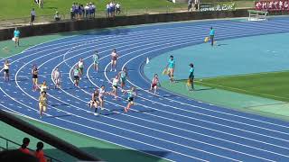 2019年度 兵庫県中学総体陸上 低学年女子4×100mリレー決勝