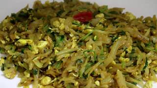 How to make ডিম দিয়ে মূলা ভাজী রেসিপি