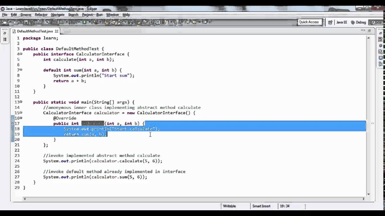 Java 8 45. Дефолтный метод в java. Java 8 Интерфейс. Java Case default. Что такое default method в interface?.