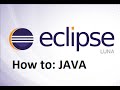 How To Program With Java: Setting up Eclipse