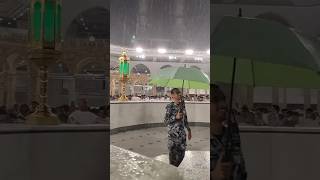 #kaaba Security in #rain #makkah #viral #security #masjidalharam #makkahlive #madina #islam #shorts