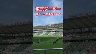 味スタを彩ったヴェルディとFC東京の美しいコレオ、これぞ東京ダービー 2024年4月13日 #fctokyo