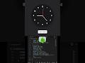 ⏰ Analog Clock Using HTML CSS | Smooth & Clean Design #webdevelopment #coding #htmlcss #shorts