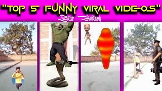 Top 5 Funny 😂 Viral Vfx Videos Compilation || Viral Video || Vfx Videos || Star Avitesh || #shorts