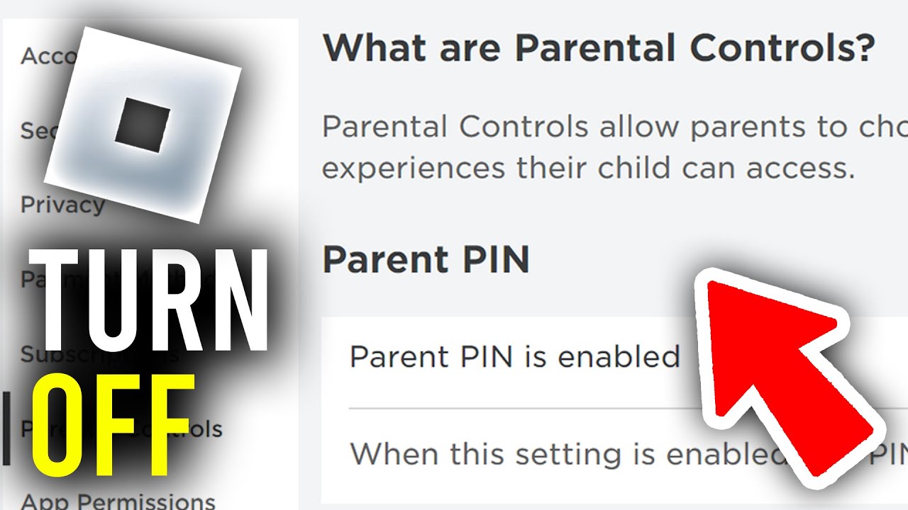 How To Turn Off Parental Controls In Roblox - Full Guide - YouTube