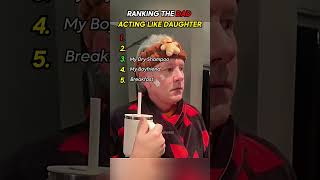 Dad Acting Like Daughter #funny #prank #reaction