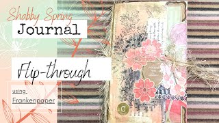 Journal Flipthrough - Shabby Chic Softcover Junk Journal - Frankenpages