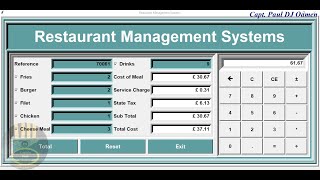 How to Develop Restaurant Management System in Python - Part 1 of 2