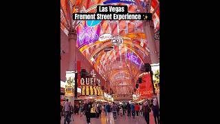 1Minute Wander | Lovely Las Vegas | Fremont Street | 5💥✨🌟