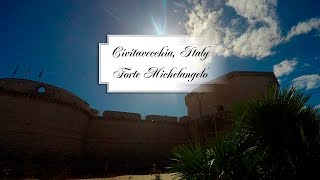 Civitavecchia - forte Michelangelo - 4k time lapse video