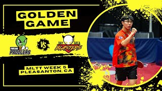 MATCH HIGHLIGHTS: GOLDEN MATCH |Portland Paddlers vs Bay Area Blasters | MLTT Week 5 (Pleasanton,CA)