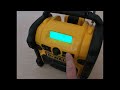 review of the dewalt dcr021 dab fm aux radio.