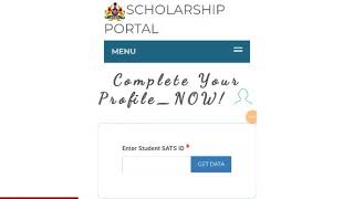 state scholarship portal application. SSP karnataka 2018