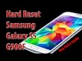 Hard reset Samsung Galaxy S5 G900F