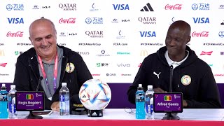 Regis Bogaert, Alfred Gomis FULL pre-match press conference | England v Senegal | 2022 World Cup