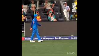 Girl reaction on Virat Kohli's catch goes #viral | #viratkohli  catch today#cricket#shorts #trending