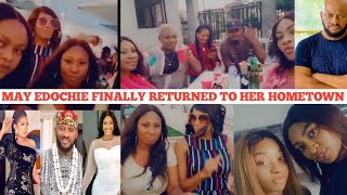 Breaking ~ May Edochie Finally Return To Her Hometown Anambra State As Her Mother Welcome Her Teary