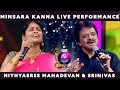 Minsara Kanna Live Performance | Nithyasree Mahadevan | Singer Srinivas | JFW Achievers Awards 2022