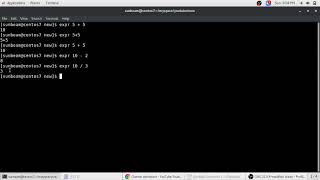 "expr" command in linux with practical