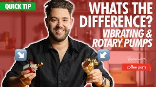 What's The Difference? Vibrating \u0026 Rotary Pumps in Coffee Machines | Coffee Parts