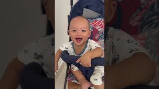 给大家扮个鬼脸，逗大家笑一笑！#adorable #cute #baby