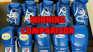 Winning Boxing Gloves Comparison