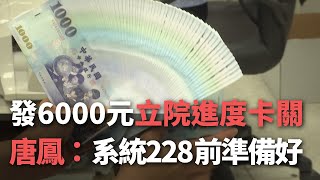 發6000元立院進度卡關  唐鳳：系統228前準備好【央廣新聞】