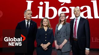 Liberal leadership debate: Candidates spar over how Canada should respond to Trump threats | FULL