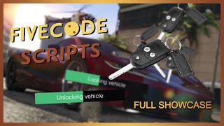 Fivem Script | Advanced Vehicle Key System - Full Showcase [ESX/QB/QBOX] | FIVECODE SCRIPTS