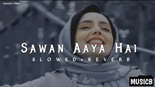 sawan aaya 🥀🌹hai - { slowed • reverb } - lofi song • MUSICB
