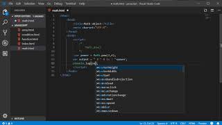 55 math pow method in javascript