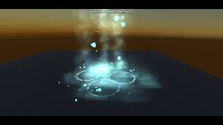 Unity VFX ice cube