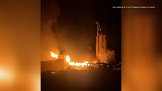 Fire at lumber yard in Bradford County