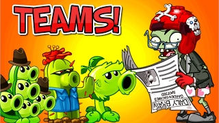 TEAMS Plants vs. Zombies 2 Gameplay Teams vs Newspaper Zombie NEW LEVELS PVZ 2 Game by Primal