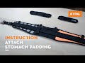 STIHL ADVANCE X-Flex | Attach stomach padding to the hip belt | Tutorial​