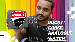 Ducati Corse Analogue watch II unbox \u0026 review II Rs. 24999/-