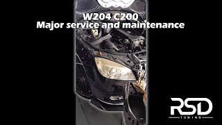 W204 C200 Major service and maintenance #Shorts #RSDTuning